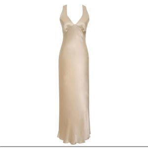 Rumored Satin Maxi dress